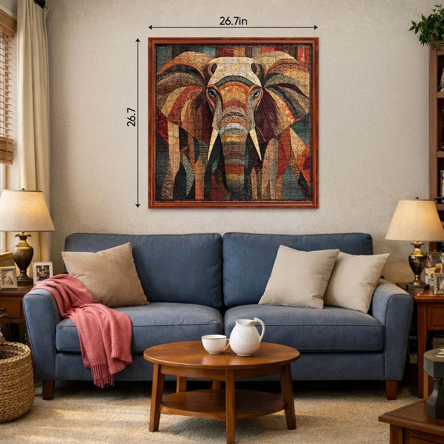 Patchwork Elephant Jigsaw Puzzles GFTOHD14227