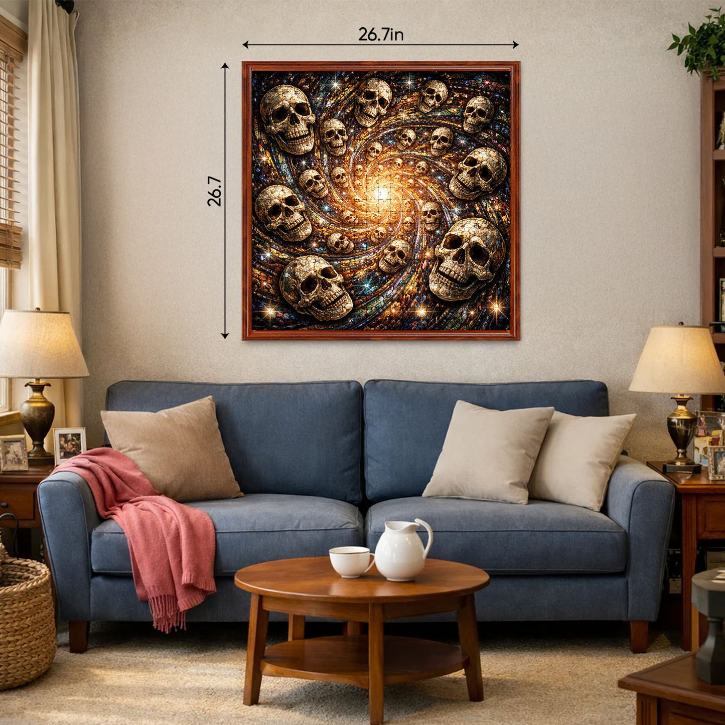 Skull Serenity Jigsaw Puzzles GFTOQA2036