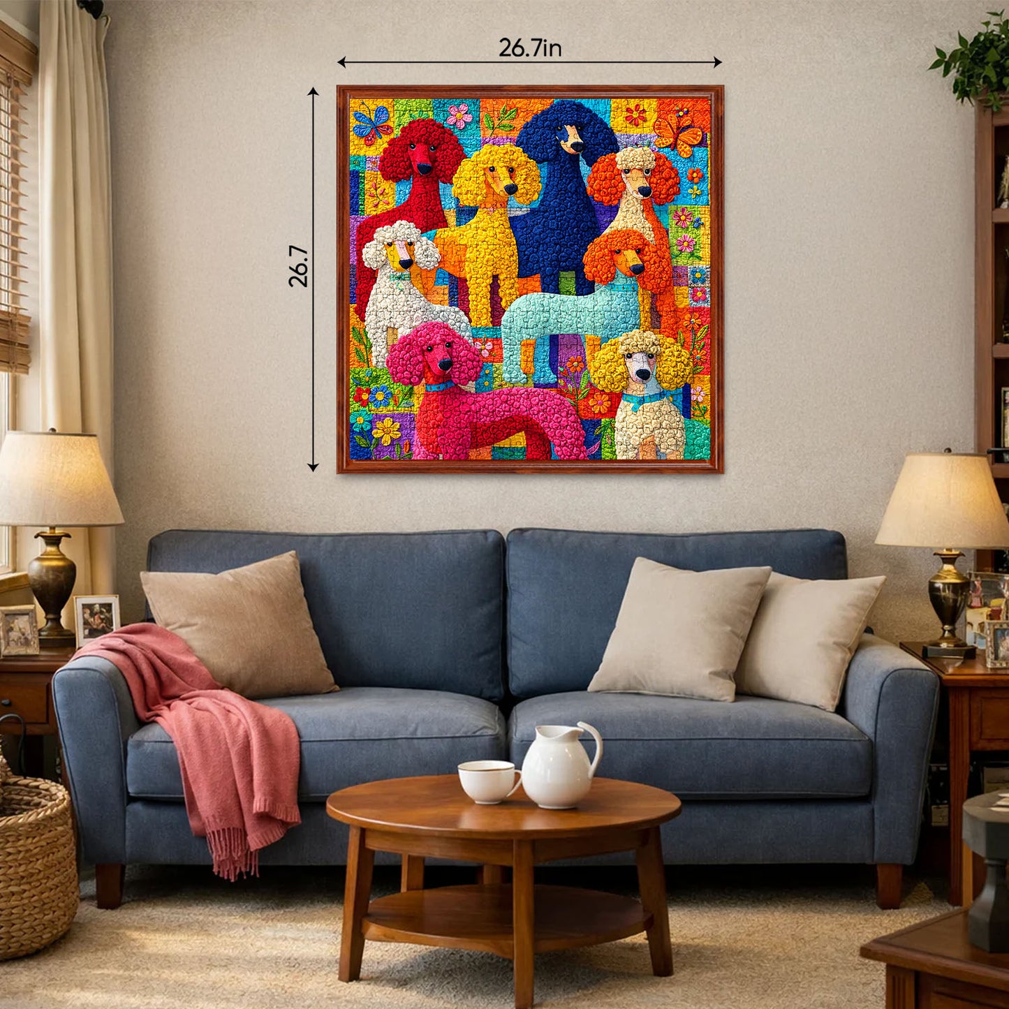 Charming Poodle Jigsaw Puzzles GFTOTP17602