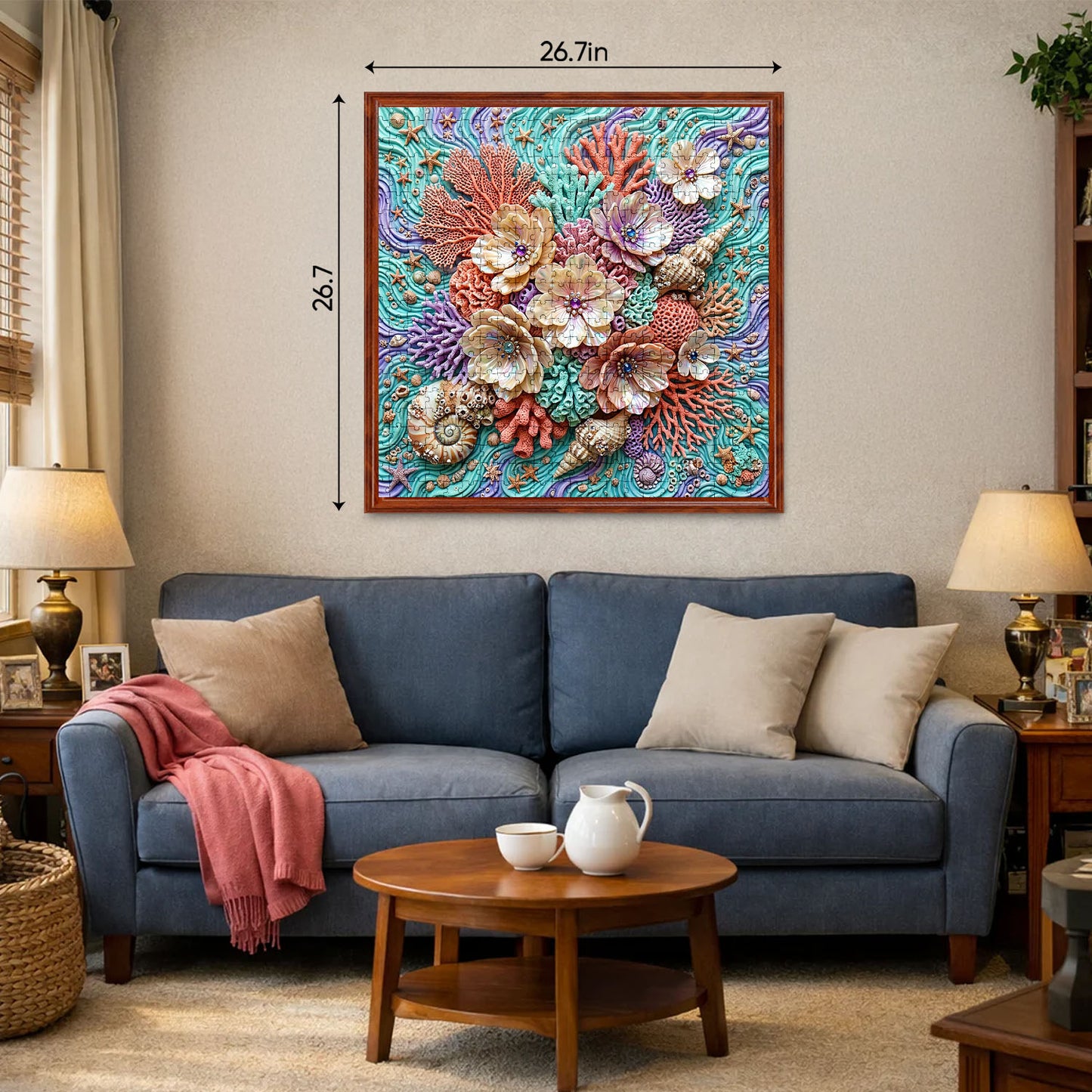 Coral Blossom Jigsaw Puzzles GFTOQM3441