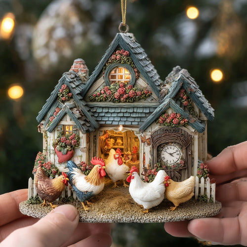 Rustic Farmhouse Mica Ornament GFSPNL11