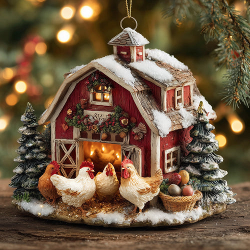 Vintage Farmhouse Mica Ornament GFSPNL20