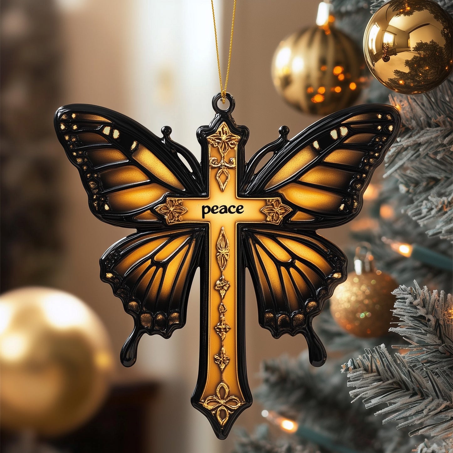 Graceful Butterfly Mica Ornament GFSPNT6