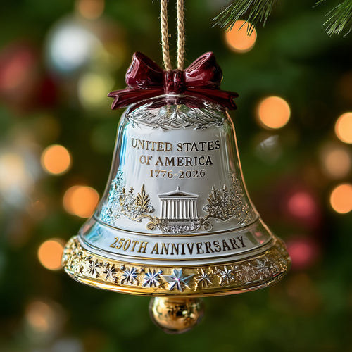 250th Anniversary Bell Mica Ornament GFSPTP8