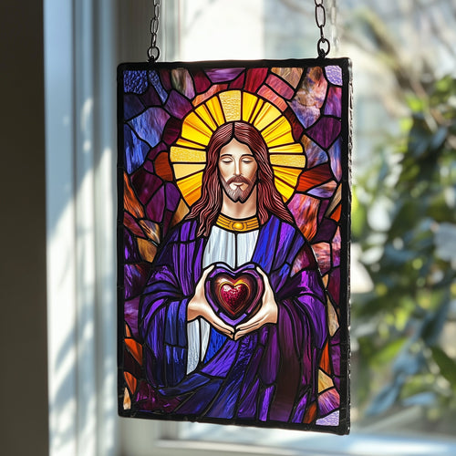Christ Love Endures Window Hanging Suncatcher GFTOAB4186