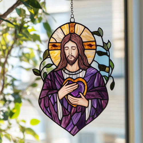 Christ Love Endures Window Hanging Suncatcher GFTOAB4189