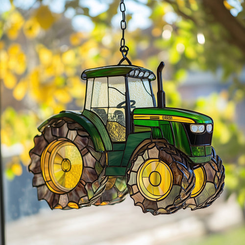 Harvest Machine Window Hanging Suncatcher GFTOAB4341