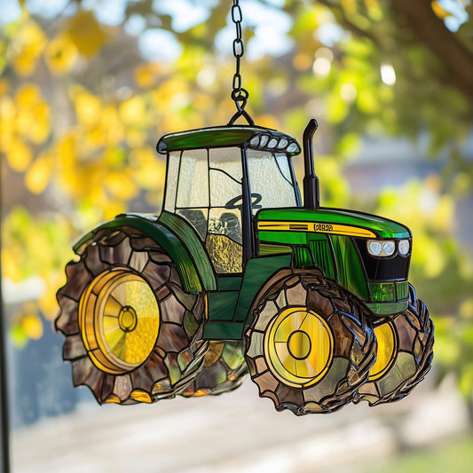 Harvest Machine Window Hanging Suncatcher GFTOAB4341