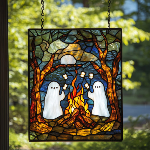 Camping Ghost Window Hanging Suncatcher GFTOAB4376