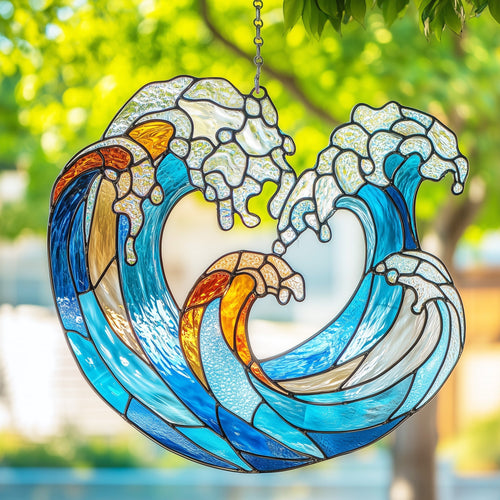 Dancing Waves Window Hanging Suncatcher GFTOAB4710