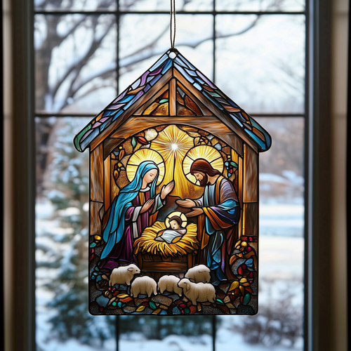 Nativity Mica Ornament GFTOTP1474