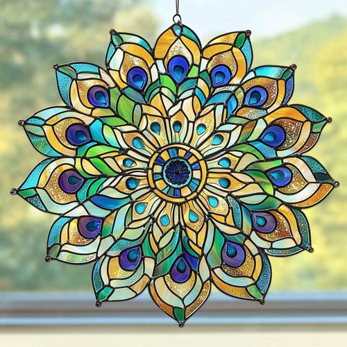 Peacock Mandala Suncatcher GFTOTP4674