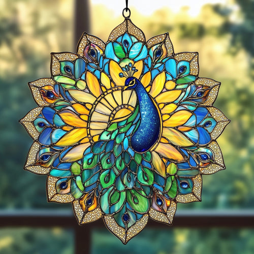 Peacock Mandala Suncatcher GFTOTP4676