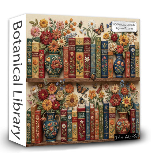 Botanical Library Jigsaw Puzzles GFTOQM3296