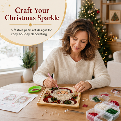EARLY CHRISTMAS SALE 49% 🎄 OFF Holiday DIY Diamond Pearl Painting Art Kit