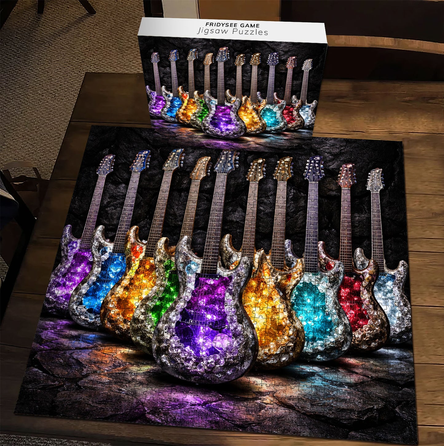 Crystal Guitars Jigsaw Puzzles GFTOQM3334