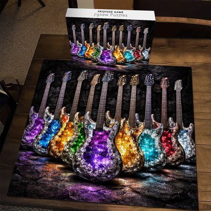 Crystal Guitars Jigsaw Puzzles GFTOQM3334