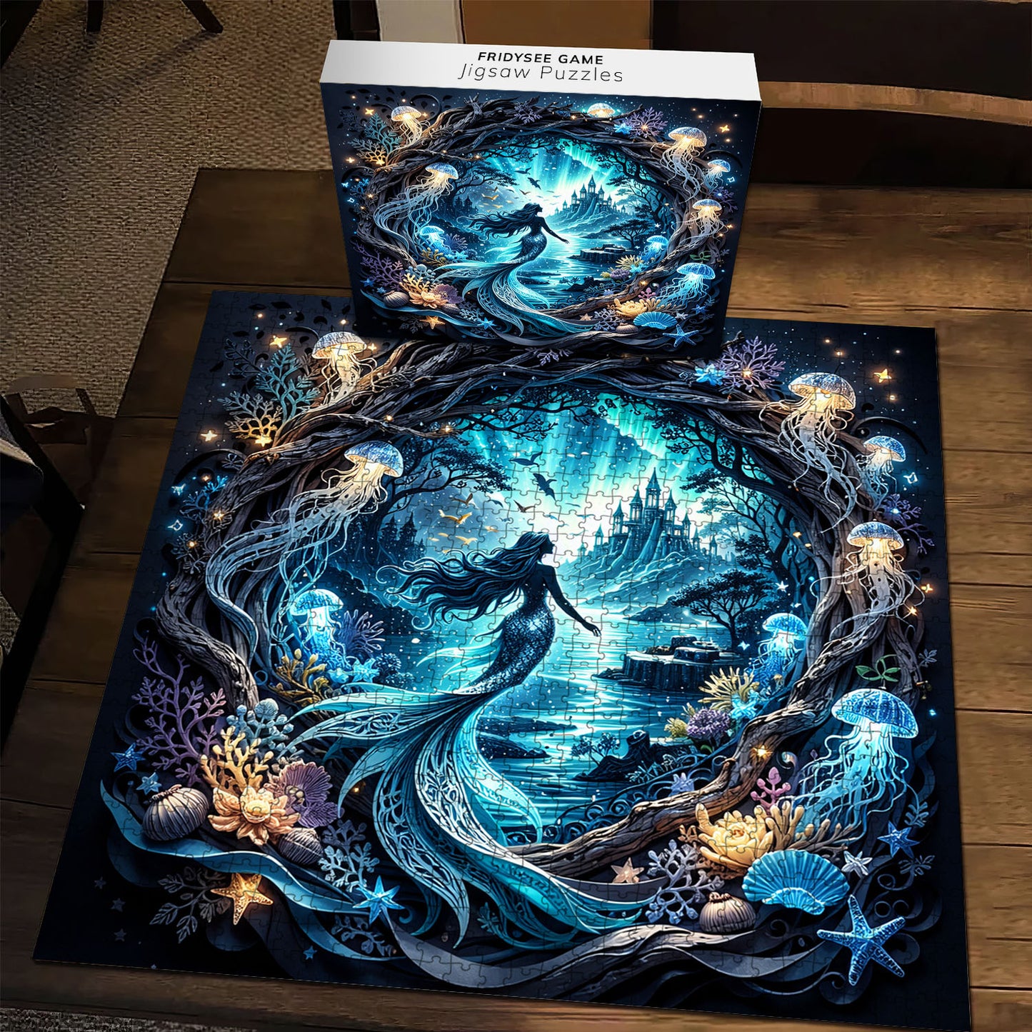 Emerald Mermaid Jigsaw Puzzles GFTOMA9979