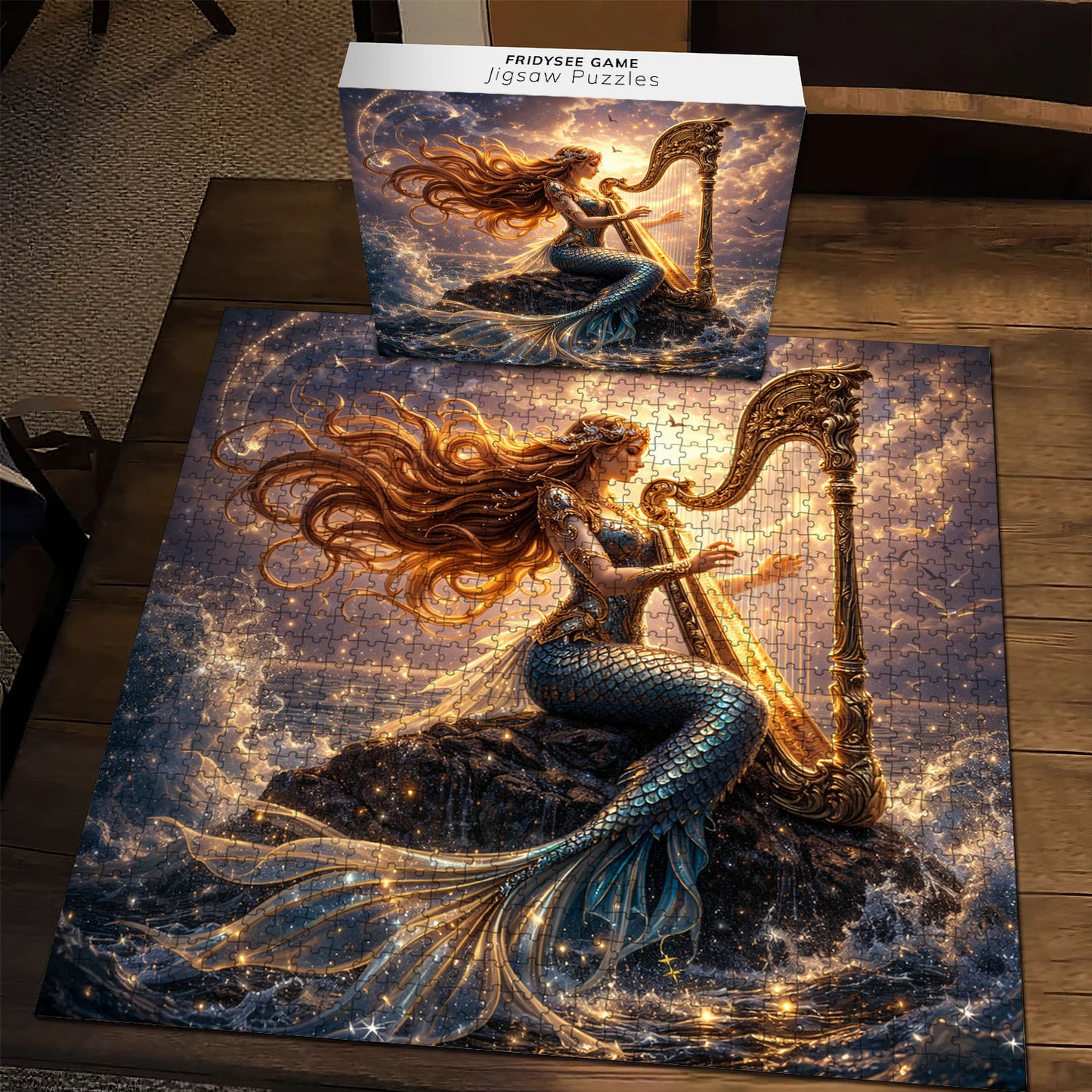 Emerald Mermaid Jigsaw Puzzles GFTOMA9981