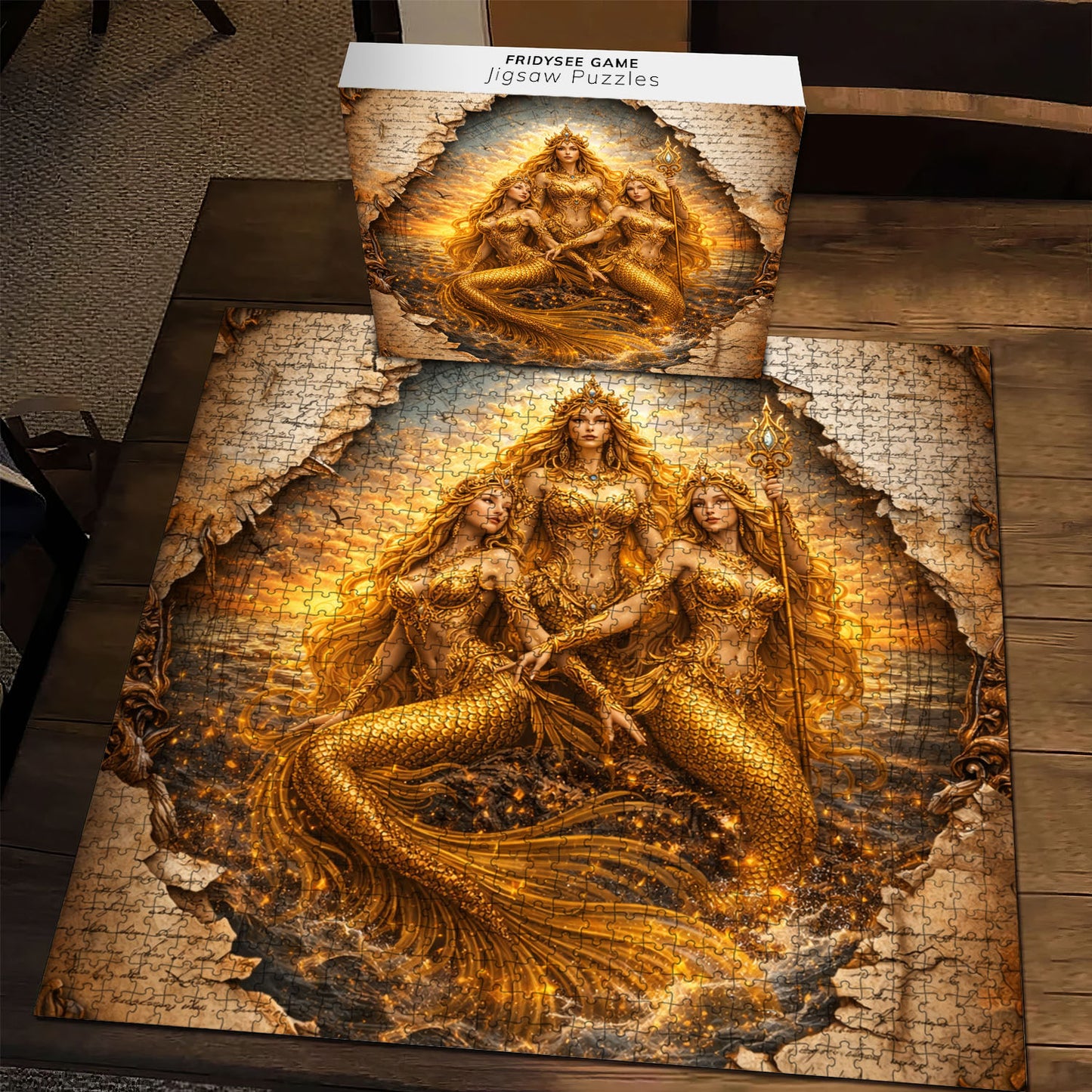 Emerald Mermaid Jigsaw Puzzles GFTOMA9982