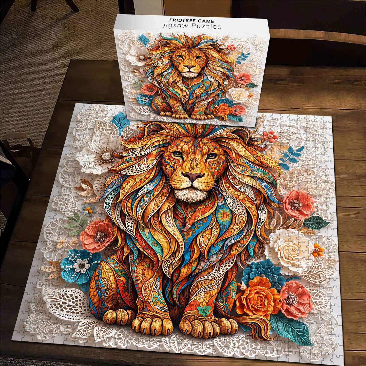 Majestic Lion Jigsaw Puzzles GFTOTP17536