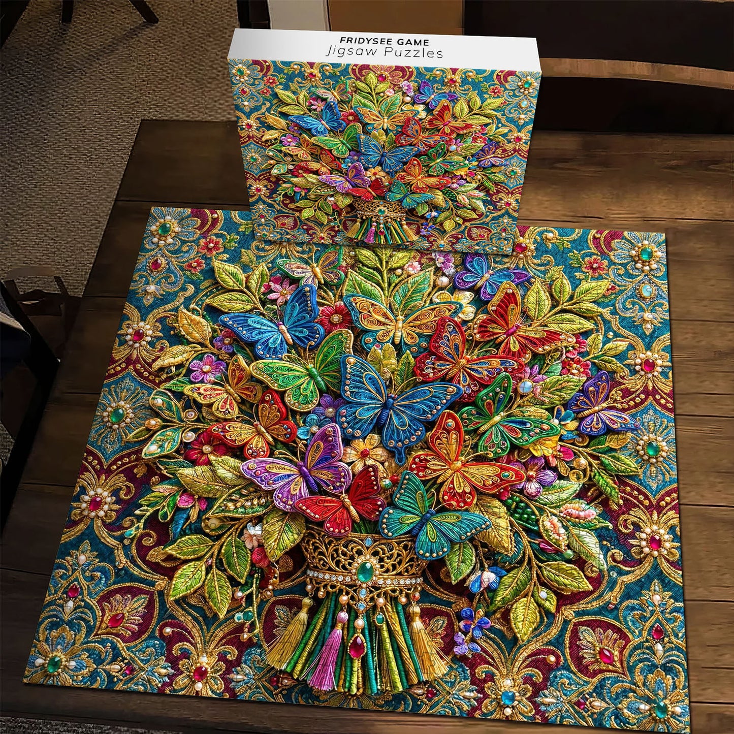 Jeweled Butterflies Jigsaw Puzzles GFTOQM3443