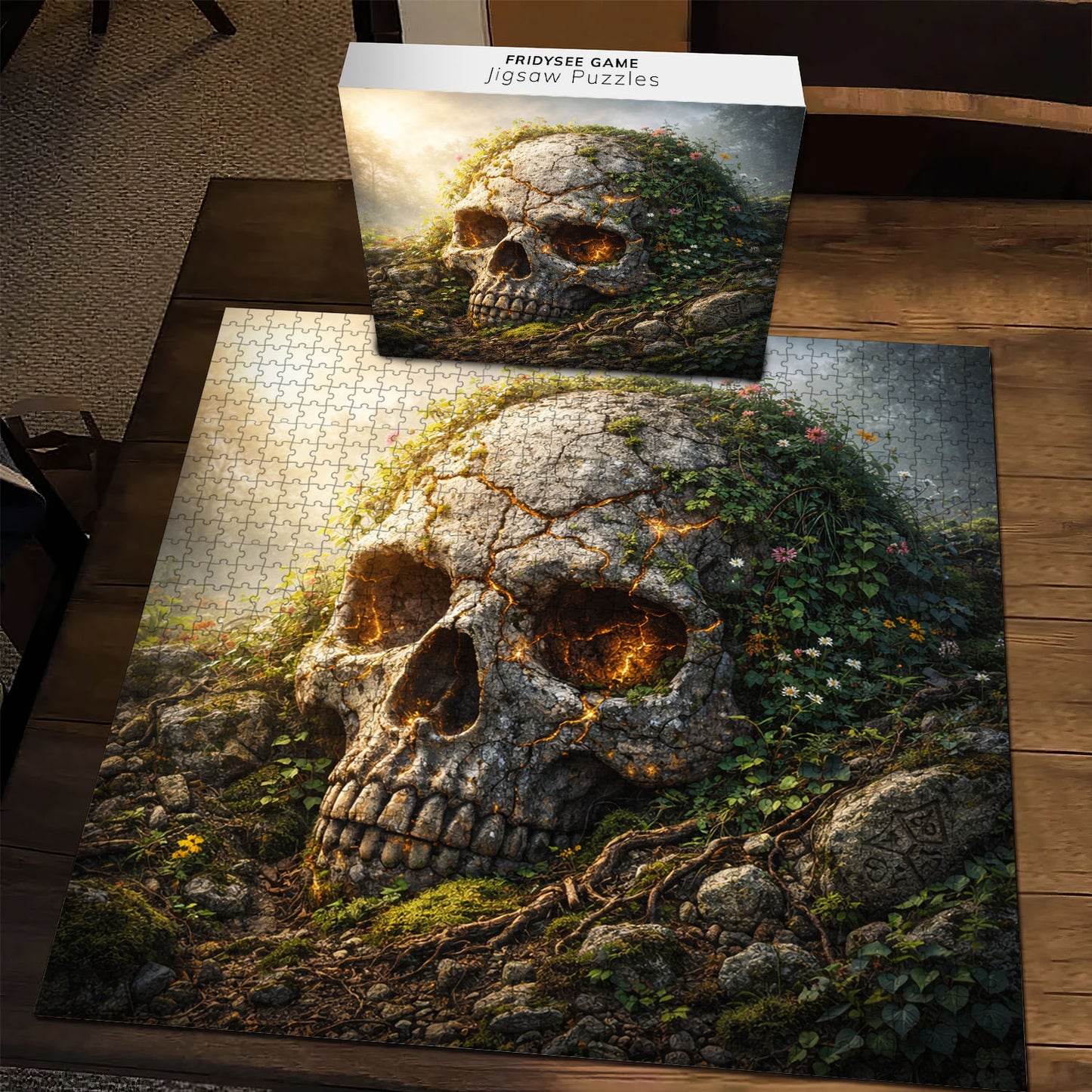 Skull Serenity Jigsaw Puzzles GFTOQA2028