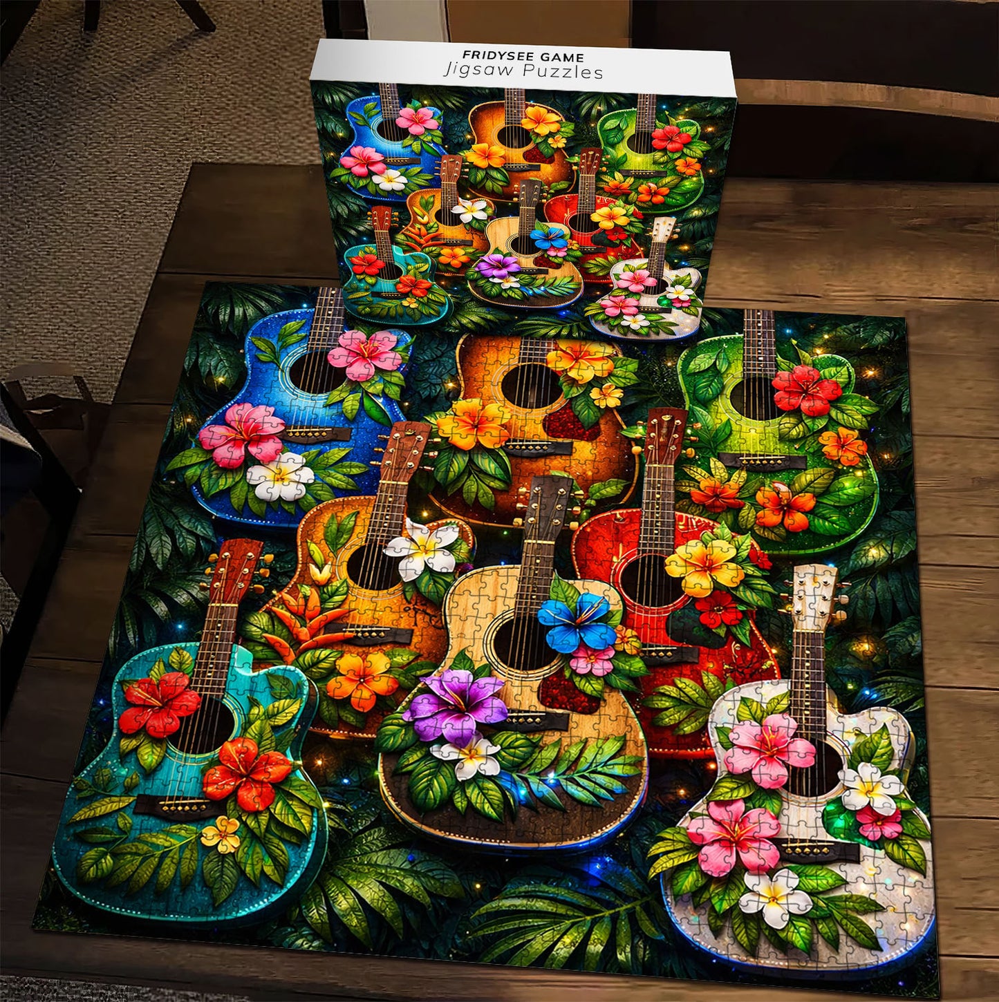 Tropical Guitars Jigsaw Puzzles GFTOQM3332