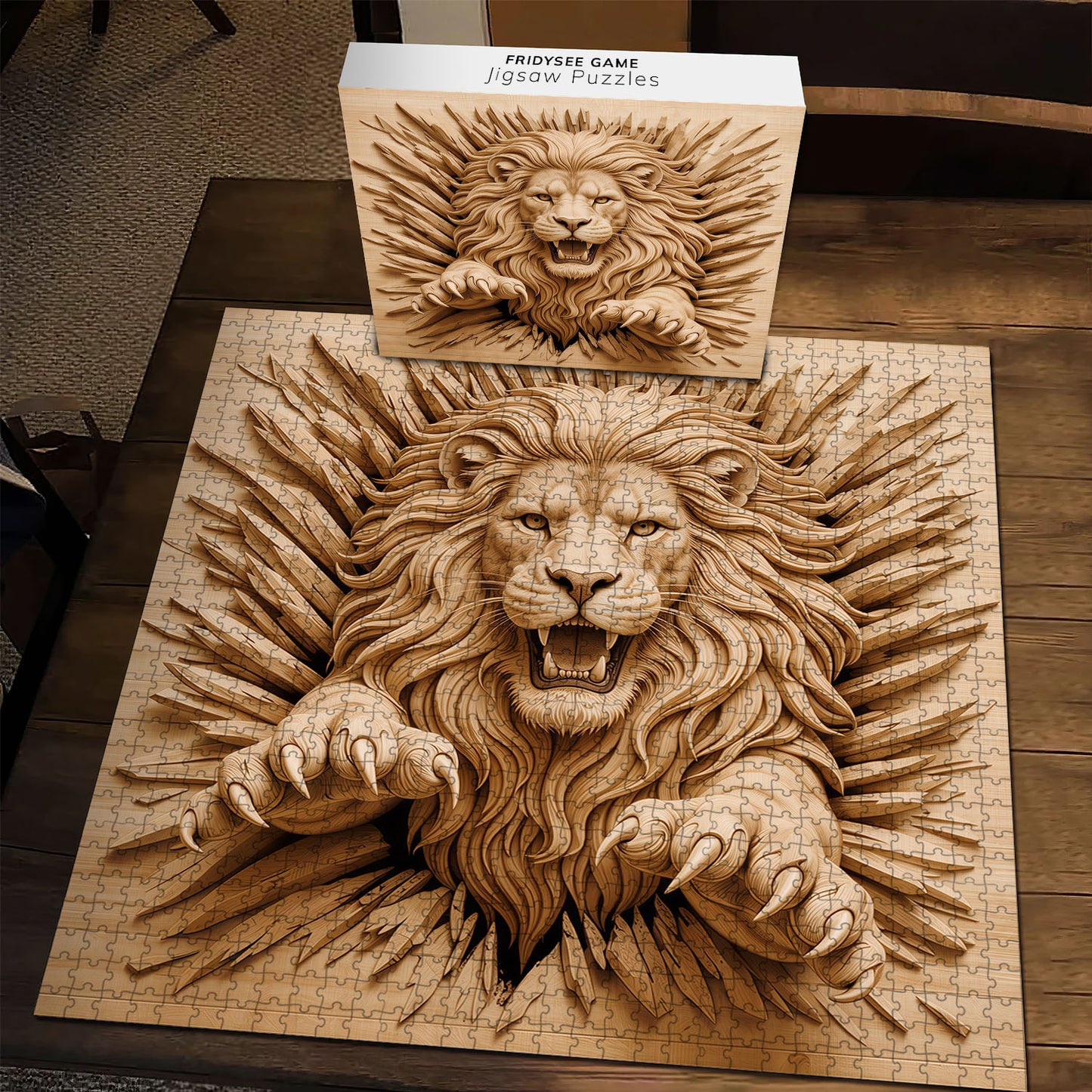 Majestic Lion Jigsaw Puzzles GFTOTP17541