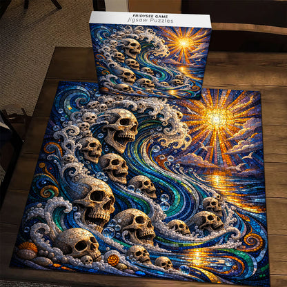 Skull Serenity Jigsaw Puzzles GFTOQA2039