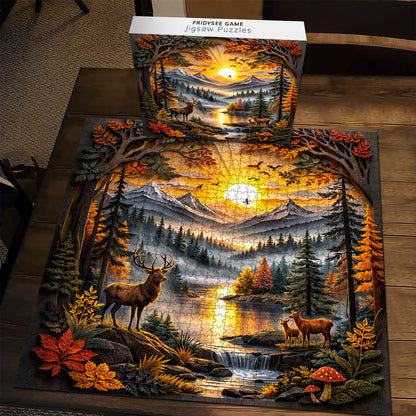 Forest Serenity Jigsaw Puzzles GFTOQA2042
