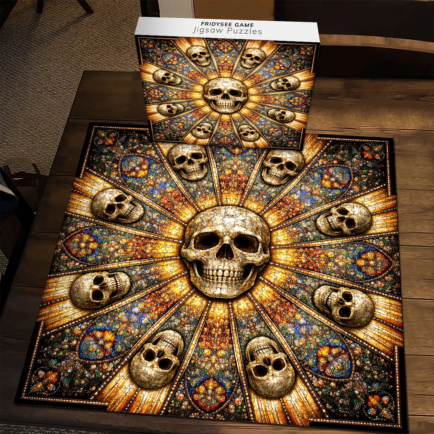 Skull Serenity Jigsaw Puzzles GFTOQA2037