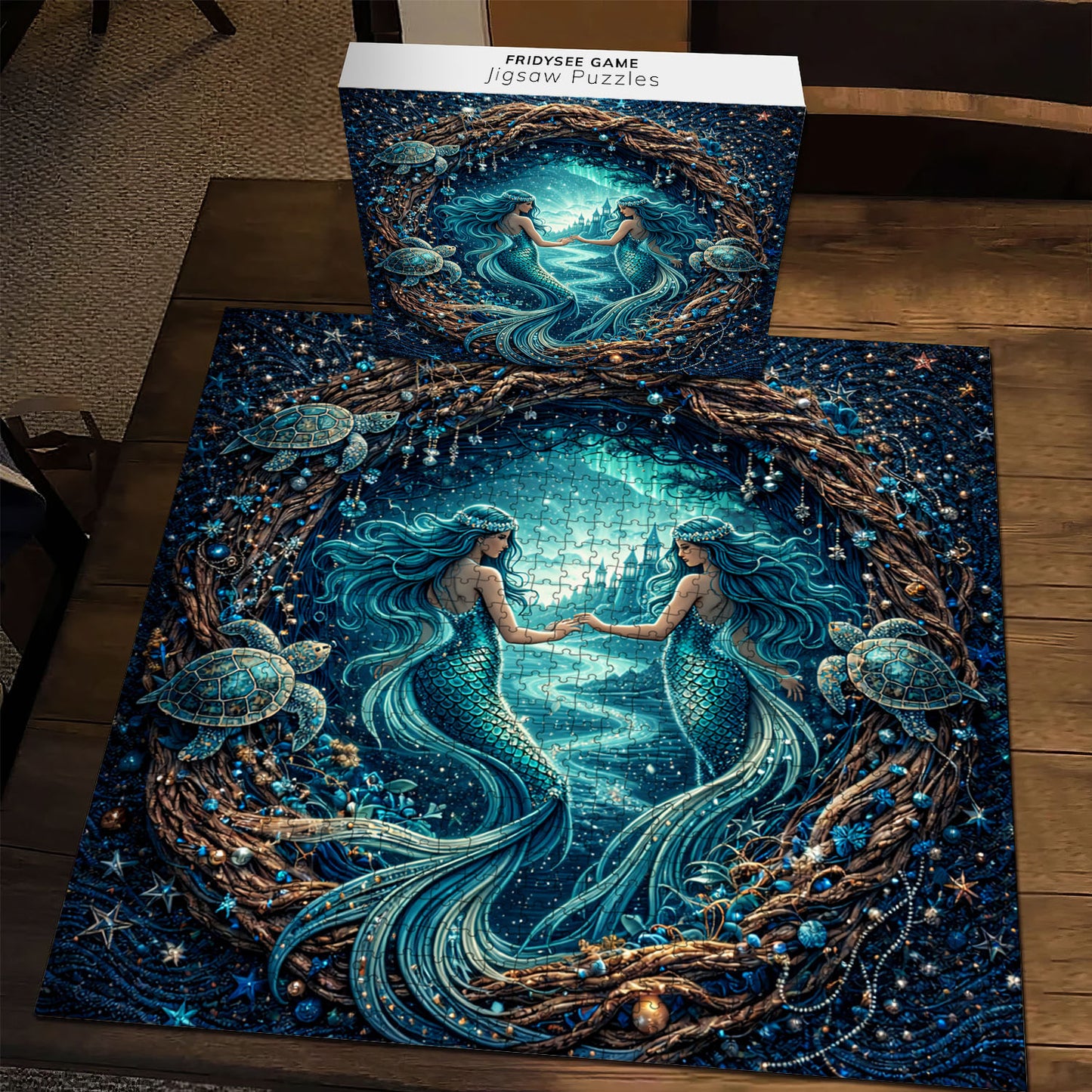 Emerald Mermaid Jigsaw Puzzles GFTOMA9980