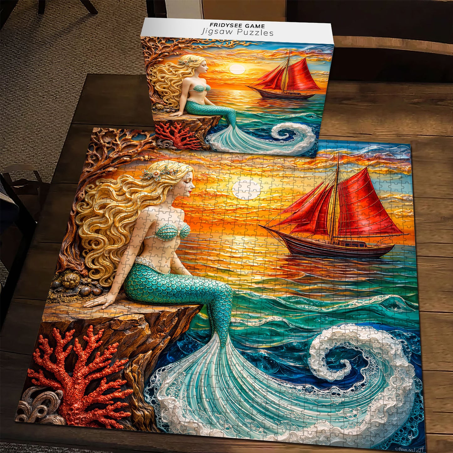 Charming Mermaid Jigsaw Puzzles GFTOTP17535
