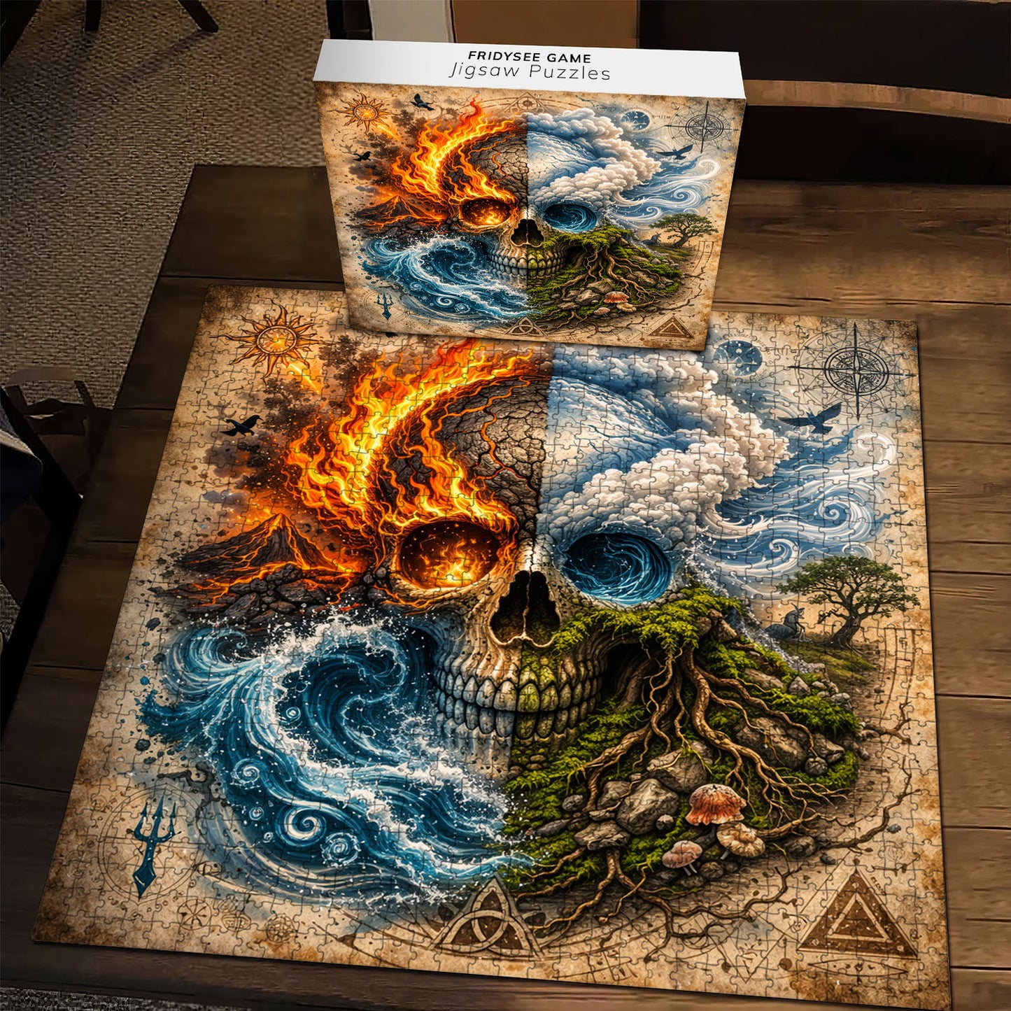 Skull Serenity Jigsaw Puzzles GFTOQA2030