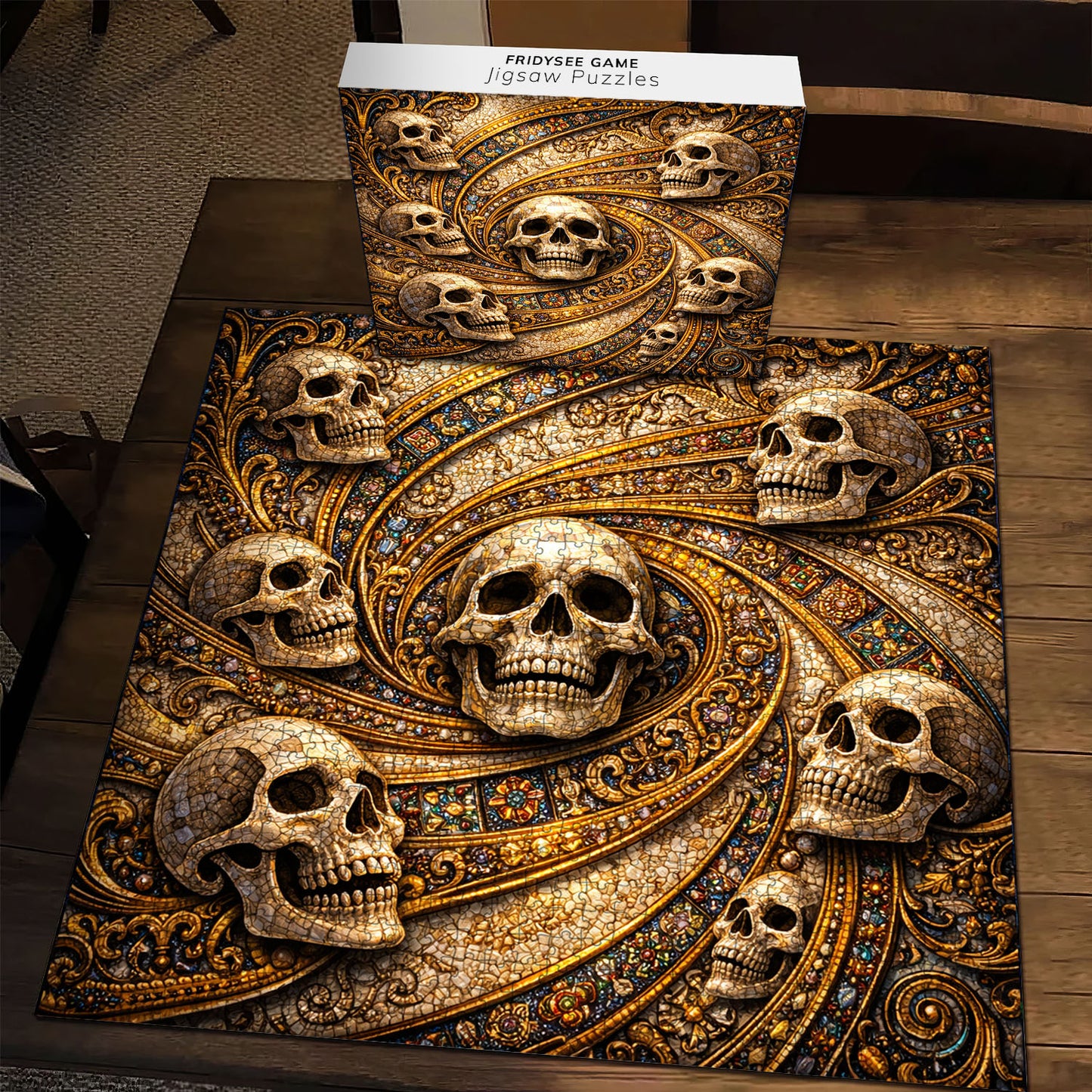 Skull Serenity Jigsaw Puzzles GFTOQA2041