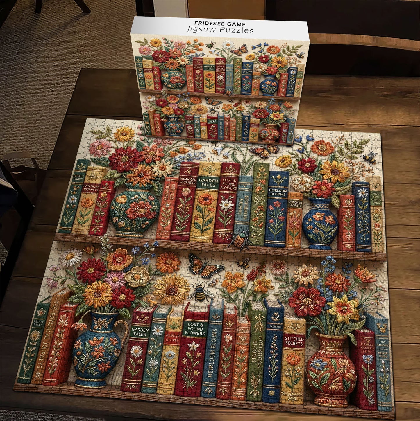 Botanical Library Jigsaw Puzzles GFTOQM3296