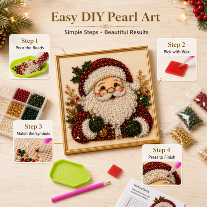 EARLY CHRISTMAS SALE 49% 🎄 OFF Holiday DIY Diamond Pearl Painting Art Kit