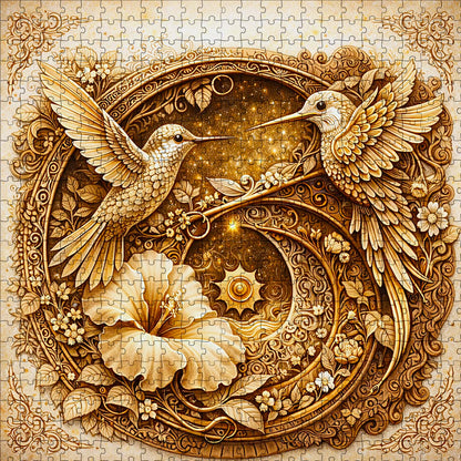Hummingbird Bloom Jigsaw Puzzles GFTOMA9988