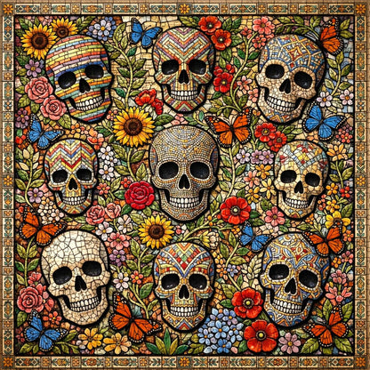 Skull Serenity Jigsaw Puzzles GFTOQA2033