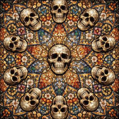 Skull Serenity Jigsaw Puzzles GFTOQA2038