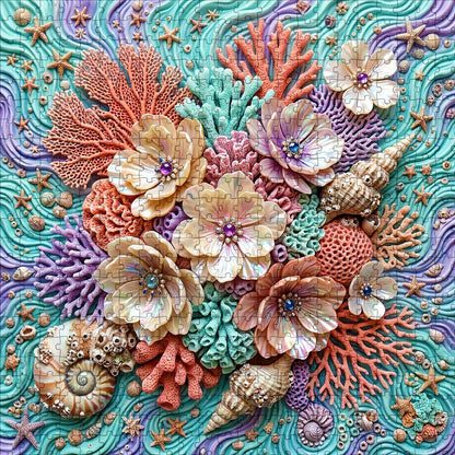 Coral Blossom Jigsaw Puzzles GFTOQM3441
