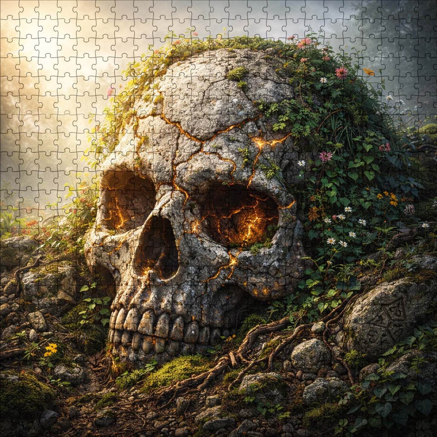 Skull Serenity Jigsaw Puzzles GFTOQA2028