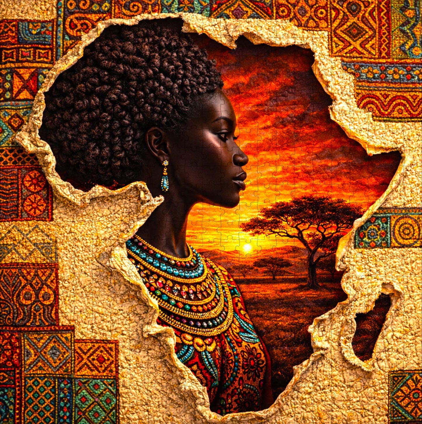 African Dream Jigsaw Puzzles GFTOMA9916
