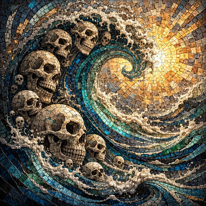 Skull Serenity Jigsaw Puzzles GFTOQA2040