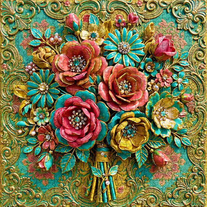 Royal Bouquet Jigsaw Puzzles GFTOQM3445