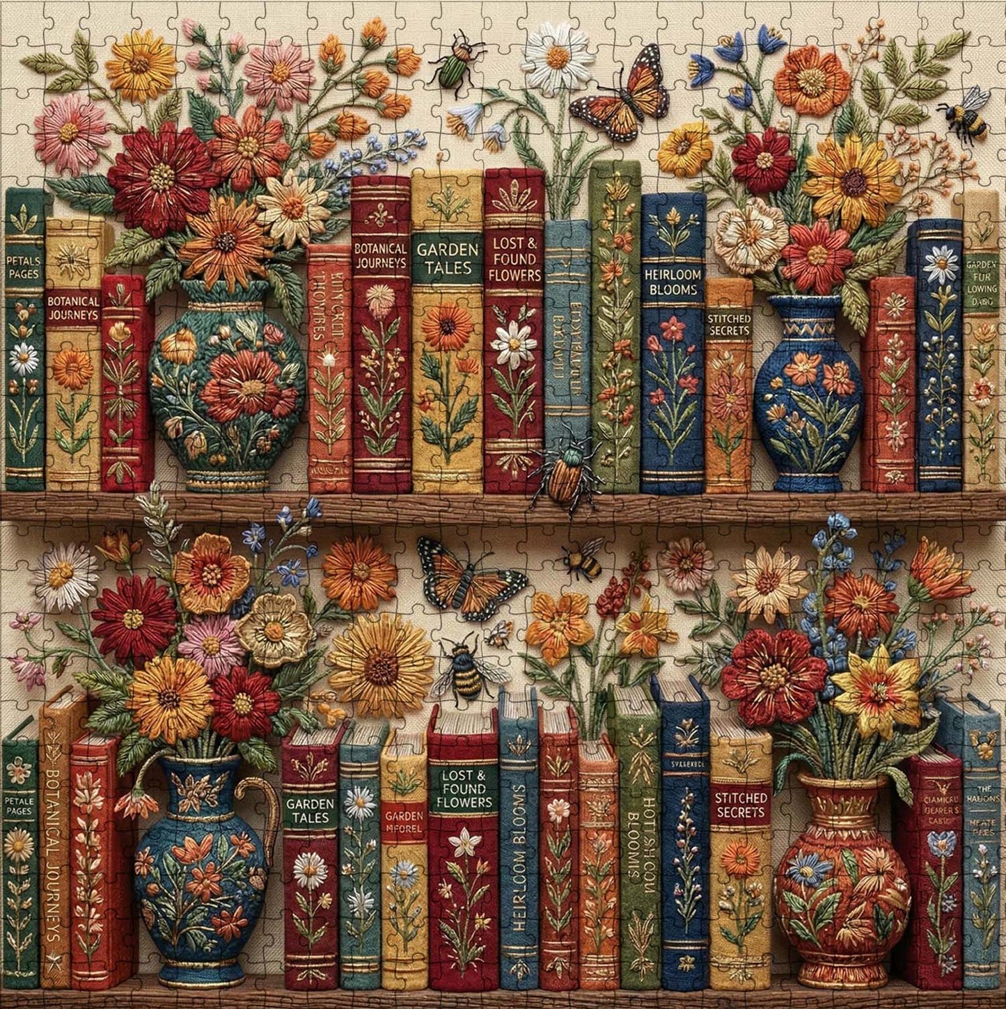 Botanical Library Jigsaw Puzzles GFTOQM3296
