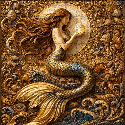 Emerald Mermaid Jigsaw Puzzles GFTOMA9977