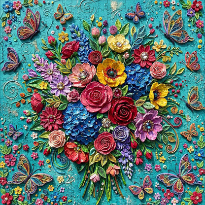 Butterfly Garden Jigsaw Puzzles GFTOQM3444