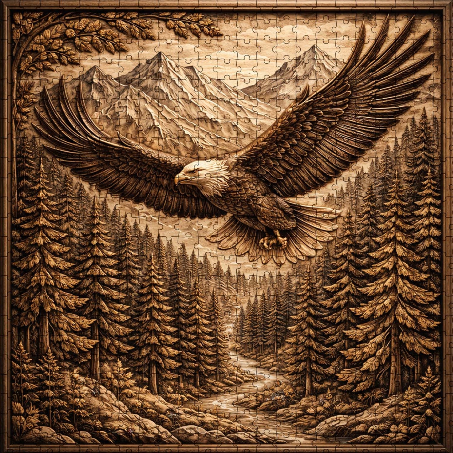 Forest Serenity Jigsaw Puzzles GFTOQA2045